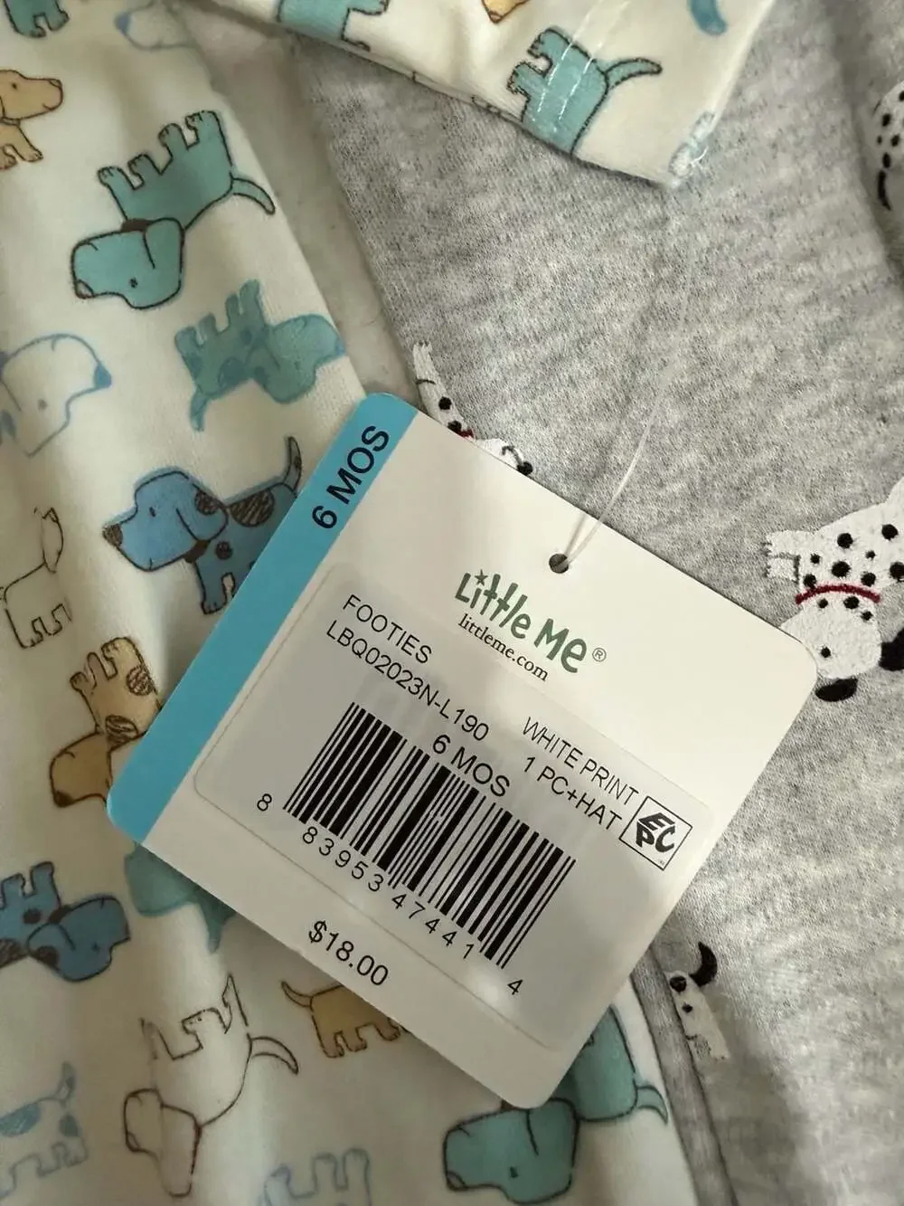 Little Me FTSE pajamas, size 6 months new with tags